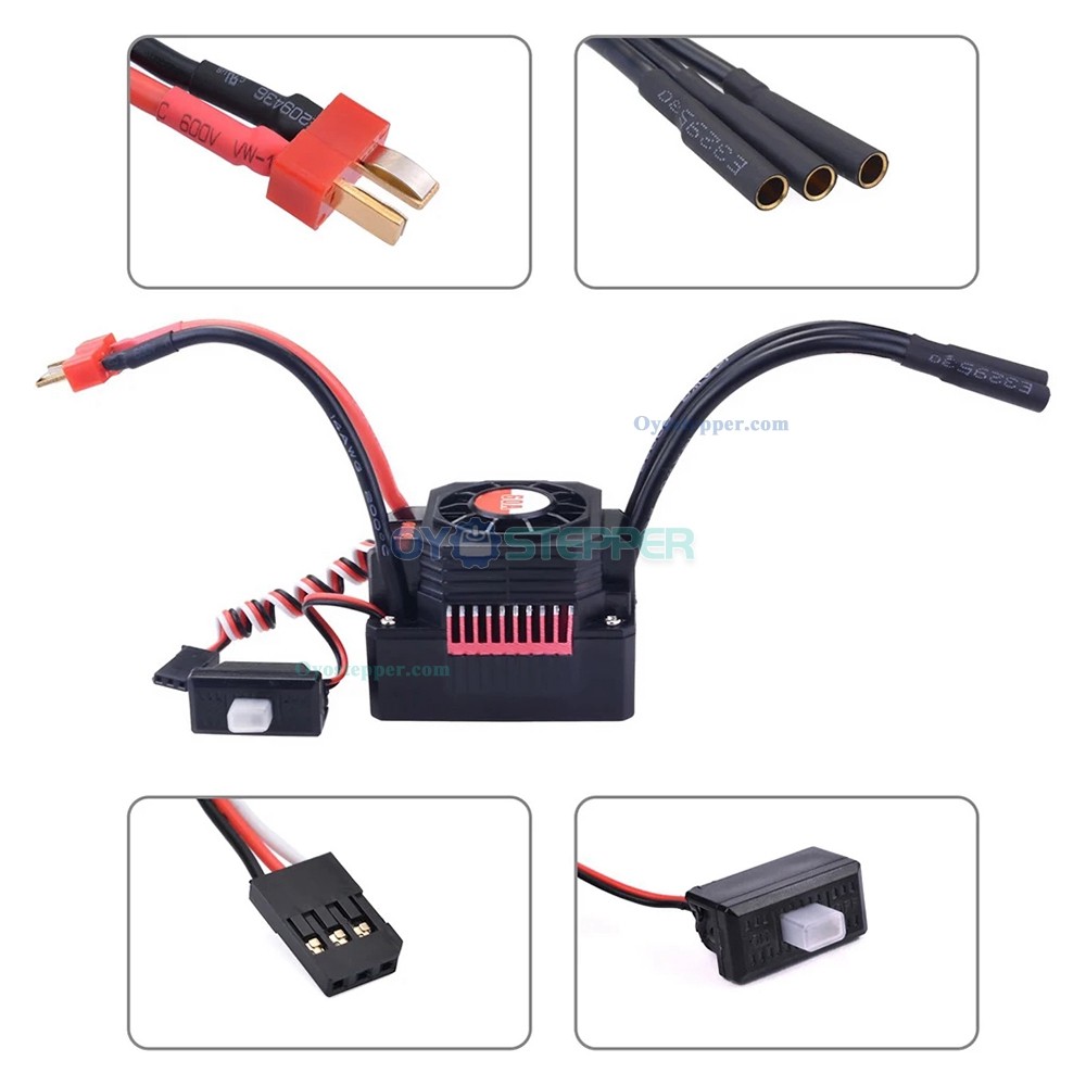 Surpass Hobby 60A Brushless ESC Electronic Speed Controller for RC Car Drone